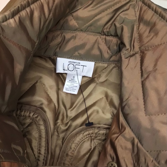 LOFT Brown Puffy Jacket - Picture 3 of 3